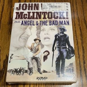 2 John Wayne DVDs McLintock & Angel & Bad Man